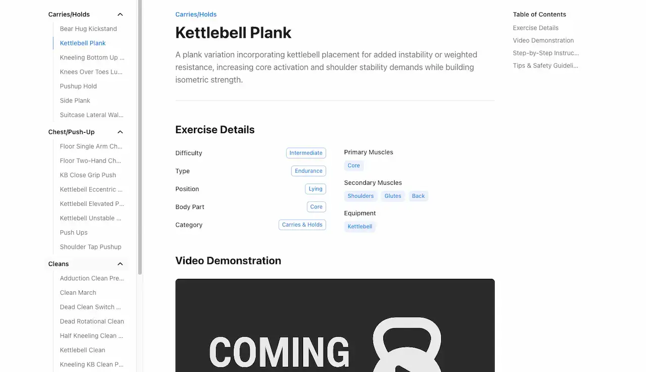 Kettlebell Pro screenshot 1